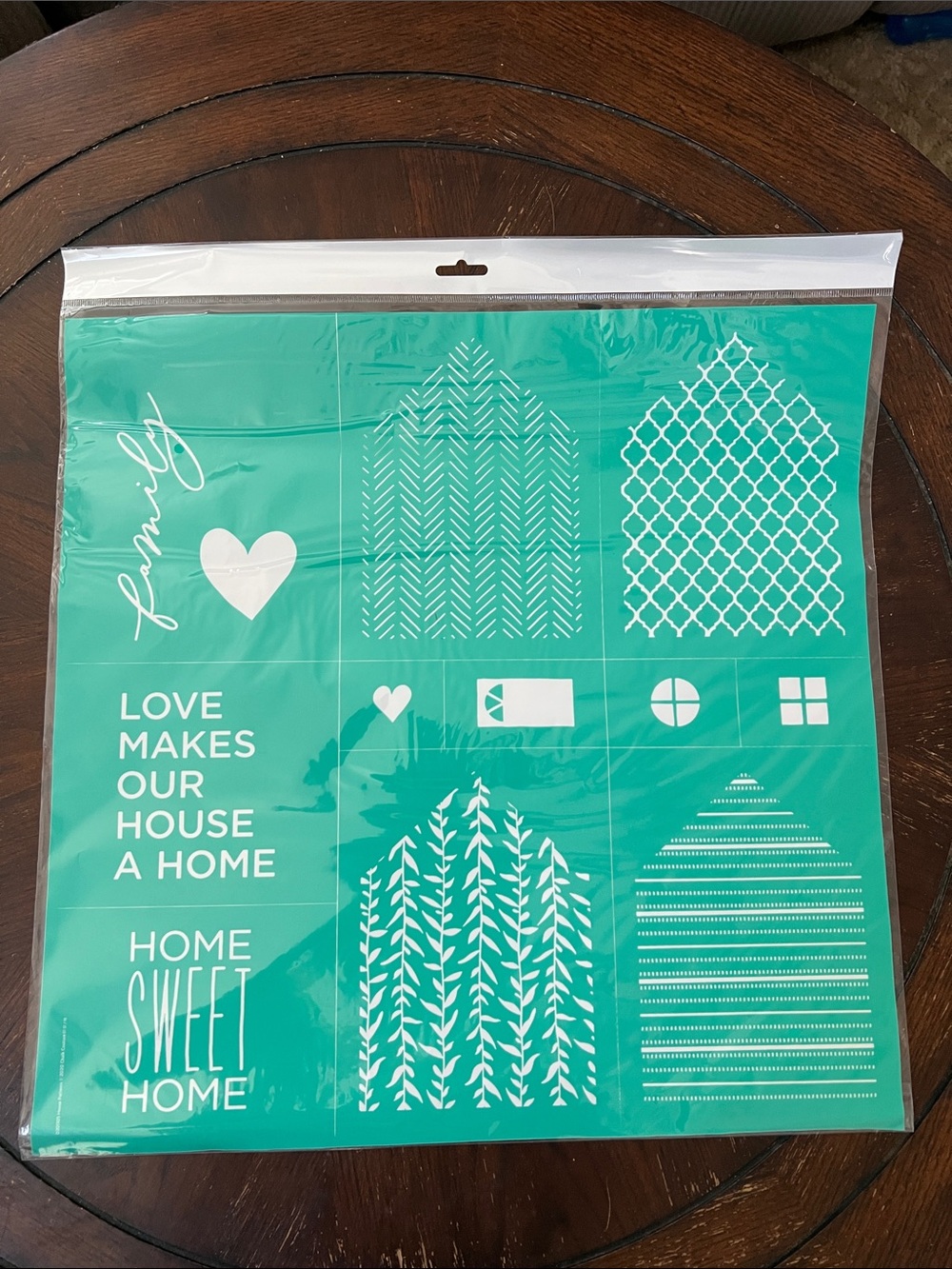 Chalk Couture Transfer AT HOME PATTERNS NWT